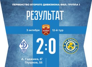 «ДИНАМО» ВЫИГРАЛО ЧЕТВЕРТЫЙ МАТЧ ПОДРЯД И ВЫШЛО НА ВТОРОЕ МЕСТО