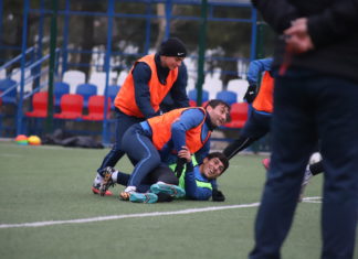 Тренировка «Динамо» в «Приморской» (ВИДЕО)