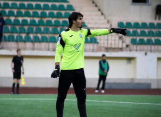 Вратарь «Динамо» Хазбулат Хамхоев – лучший в ФНЛ-2 по количеству сухих матчей