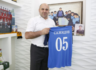 Поздравления от ФК «Динамо» министру спорта Дагестана