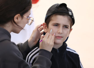 Развлекательная программа перед матчем «Динамо» – «Акрон»