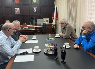 Гаджи Гаджиев и Курбан Бердыев посетили Левашинский район Дагестана