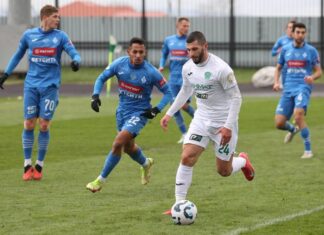 «Динамо» сыграло товарищеский матч с «Ахматом»