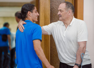 Глава Дагестана Сергей Меликов встретился с динамовцами перед стартом нового сезона