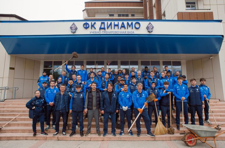 «Динамо» вышло на субботник