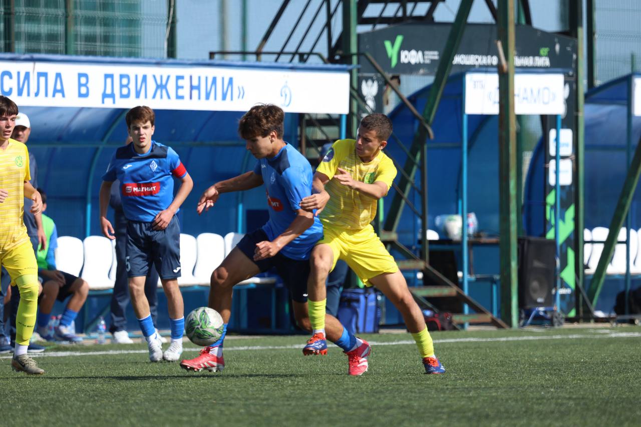 Старшие юноши «Динамо» сыграли вничью с «Кубанью»